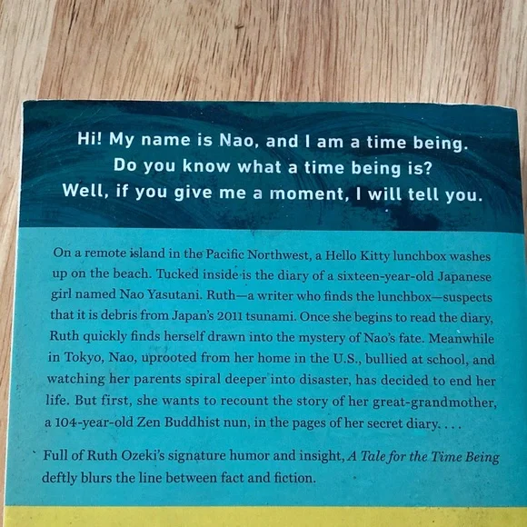 🌷5/$25 A Tale for the Time Being by Ruth Ozeki - Picture 4 of 5